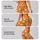Orange And White Paw Prints For Yoga, Pilates, And Everyday Outings For Pet Lovers Leggings - 2
