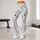Monochrome Stars and Dots for Yoga, Pilates, and Everyday Movement for Women Leggings - 11