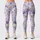 Lilac Violet Floral Garden for Yoga, Pilates and Everyday Spring Style Leggings - 3