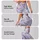 Lilac Violet Floral Garden for Yoga, Pilates and Everyday Spring Style Leggings - 8