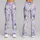 Lilac Violet Floral Garden for Yoga, Pilates and Everyday Spring Style Leggings - 9