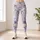 Lilac Violet Floral Garden for Yoga, Pilates and Everyday Spring Style Leggings - 6