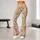 Ivory Wildflower Blooms for Yoga, Pilates, Commutes And Everyday Outings Leggings - 10