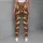 Ivory Horse And Horseshoe Motifs For Equestrian Yoga And Everyday Wear Leggings - 6