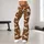 Ivory Horse And Horseshoe Motifs For Equestrian Yoga And Everyday Wear Leggings - 10
