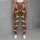 Ivory Horse And Horseshoe Motifs For Equestrian Yoga And Everyday Wear Leggings - 5