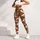 Ivory Horse And Horseshoe Motifs For Equestrian Yoga And Everyday Wear Leggings - 6