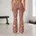 Dusty Rose Wildflower Vines for Yoga, Pilates and Everyday Wear Leggings - 10