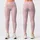 Blush Pink And Cocoa Polka Dots For Yoga Pilates And Everyday Wear Leggings - 3