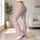 Blush Pink And Cocoa Polka Dots For Yoga Pilates And Everyday Wear Leggings - 12