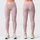 Blush Pink And Cocoa Polka Dots For Yoga Pilates And Everyday Wear Leggings - 1