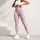 Blush Pink And Cocoa Polka Dots For Yoga Pilates And Everyday Wear Leggings - 6