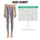 Slate Blue Vertical Stripes With Rose Pinlines For Yoga, Pilates And Daily Wear Style Leggings - 3