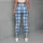 Blue And White Gingham Checks For Yoga, Pilates, Errands And Everyday Casual Style Leggings - 6