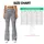 Charcoal And Silver Horizontal Stripes For Yoga, Pilates And Everyday Activewear Style Leggings - 7