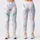 Pastel Abstract Brushstrokes for Yoga, Pilates, and Everyday Studio-to-Street Style Leggings - 3
