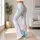 Pastel Abstract Brushstrokes for Yoga, Pilates, and Everyday Studio-to-Street Style Leggings - 11