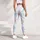 Pastel Abstract Brushstrokes for Yoga, Pilates, and Everyday Studio-to-Street Style Leggings - 5