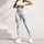 Pastel Abstract Brushstrokes for Yoga, Pilates, and Everyday Studio-to-Street Style Leggings - 6