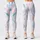 Pastel Abstract Brushstrokes for Yoga, Pilates, and Everyday Studio-to-Street Style Leggings - 1