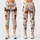 Warm Chestnut Galloping Horses for Pilates, Trail Days and Everyday Country Style Leggings - 3