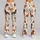 Warm Chestnut Galloping Horses for Pilates, Trail Days and Everyday Country Style Leggings - 9