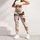 Warm Chestnut Galloping Horses for Pilates, Trail Days and Everyday Country Style Leggings - 5