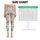 Ivory Charcoal Diamond Florals for Yoga Pilates and Everyday Outings Leggings - 3