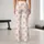 Dusty Rose Bow Floral and Dots for Yoga Pilates and Everyday Wear Leggings - 10