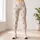 Dusty Rose Bow Floral and Dots for Yoga Pilates and Everyday Wear Leggings - 6