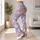 Sleeping Angel Clouds And Golden Stars For Dreamy Yoga And Pilates Sessions Leggings - 11