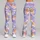 Sleeping Angel Clouds And Golden Stars For Dreamy Yoga And Pilates Sessions Leggings - 9