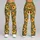 Golden Daisies on Sage Green for Yoga, Pilates, and Everyday Style Leggings - 9