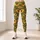 Golden Daisies on Sage Green for Yoga, Pilates, and Everyday Style Leggings - 4