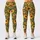 Golden Daisies on Sage Green for Yoga, Pilates, and Everyday Style Leggings - 1