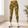 Golden Daisies on Sage Green for Yoga, Pilates, and Everyday Style Leggings - 6