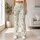 Ivory Ditsy Florals and Fresh Botanical Sprigs for Yoga, Pilates, and Everyday Errands Leggings - 12