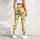 Golden Lemons and Pears for Sunny Yoga, Pilates, and Everyday Outings Leggings - 5
