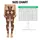 Warm Brown And Ivory Argyle Diamonds For Pilates, Yoga And Everyday City Style Leggings - 3