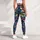 Colorful Botanical Foliage for Yoga, Pilates and Everyday Activewear Leggings - 5