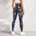 Colorful Botanical Foliage for Yoga, Pilates and Everyday Activewear Leggings - 5