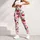 Cherry and Lipstick Kiss Motifs for Yoga, Pilates and Sweet Weekend Casual Style Leggings - 5