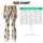 Ivory Peacock Feathers for Yoga, Pilates, and Everyday Activewear Style Leggings - 7