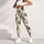 Ivory Peacock Feathers for Yoga, Pilates, and Everyday Activewear Style Leggings - 6