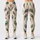 Ivory Peacock Feathers for Yoga, Pilates, and Everyday Activewear Style Leggings - 1