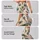 Ivory Peacock Feathers for Yoga, Pilates, and Everyday Activewear Style Leggings - 2