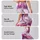 Lavender Pink Abstract Splatter for Yoga Pilates and Everyday Wear Leggings - 2