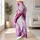Lavender Pink Abstract Splatter for Yoga Pilates and Everyday Wear Leggings - 11