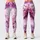 Lavender Pink Abstract Splatter for Yoga Pilates and Everyday Wear Leggings - 3