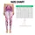 Lavender Pink Abstract Splatter for Yoga Pilates and Everyday Wear Leggings - 1